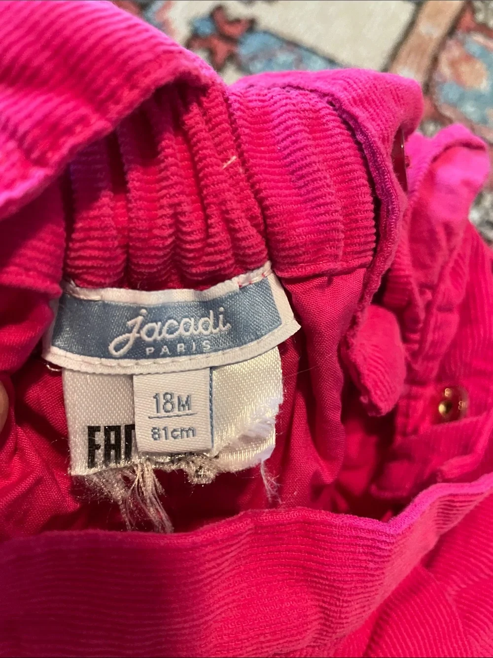 Jacadi bright pink